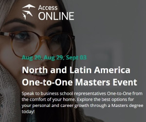 imagen Las ferias Access MBA y Access Masters se celebran online para Latinoamérica